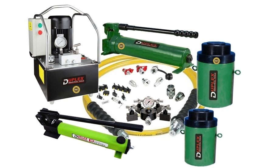 single acting lock nut cylinders, cll-8006, hydraulic cylinder, hydraulic jack, duplex/shanghai, kich thuy luc 1 chieu, bom tay thuy luc, bom dien thuy luc, 