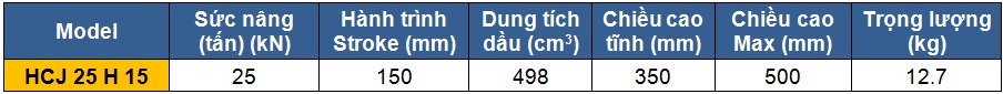 bang thong so ky thuat kich 2 chieu 25 tan 150 mm http://thegioithuyluc.com.vn/